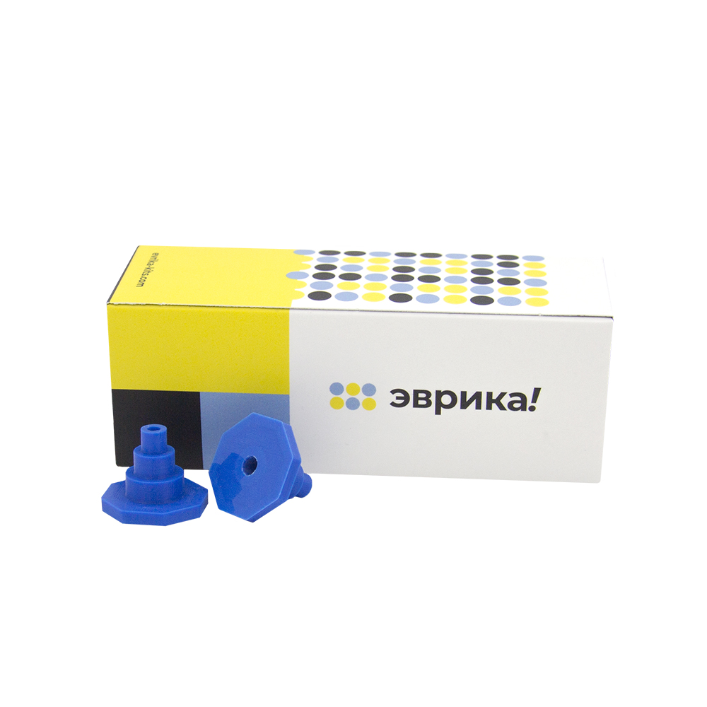Адаптер Эврика A-blue-005 для колонок: SPE, MIP и иммуноаффинных, синий цвет, 5 шт